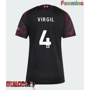 Liverpool Virgil van Dijk #4 Terza Maglia Femmina 2026-27 Manica Corta Liverpool Virgil van Dijk #4 Terza Maglia Femmina 2026-27 Manica Corta